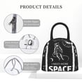 thumbnail image 4 of Salouo I Need More Space for Insulated Lunch Bag for Women/Men - Leakproof Cooler Tote Bag Organizer - Reusable Lunch Box for Office Picnic Hiking Beach-One Size, 4 of 6
