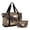 Ornate Golden-eagle, variant on Dry Wet Separated Sports Duffel Handbag Bags, Gym Crossbody Bag with Detachable Strap/Cosmetic Pouch, Red Black Argyle