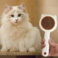 thumbnail image 3 of Pet Comb Stainless Steel Pin Massage Brush for Cats and Dogs Detangling Shedding Hair Removal Grooming Tool Deshedding Styling Comb, 3 of 4