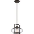 thumbnail image 1 of Quoizel Trilogy TRG1510OZ 10"H x 10"W Mini Pendant, 1-Light LED Compatible, 1 of 2