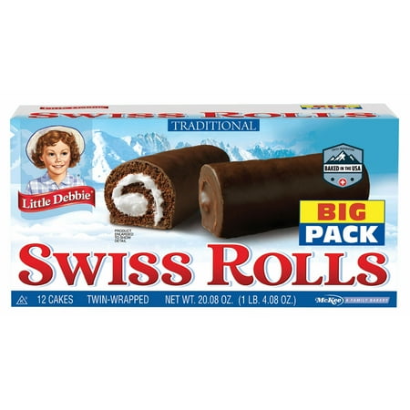 Little Debbie Traditional Swiss Rolls, 12 pk./20.08