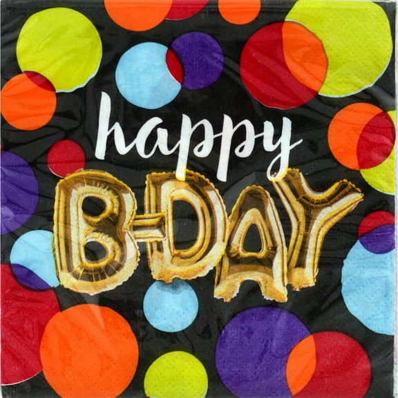 Party Creation Balloon, Birthday, 2 Ply, Wrapper