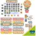 thumbnail image 2 of YWC-847849 S'cool Era Calendar Classroom Bulletin Board Set for Teachers, Multicolor, 100 Pieces, 2 of 4