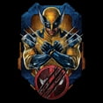 thumbnail image 2 of Women's Marvel: Deadpool & Wolverine Claw Pose Portrait Graphic T-Shirt, 2 of 4