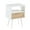 White, variant on Glavbiku Nightstand with 1 Drawer and Solid Wood Leg,Bedside Table for Bedroom,Natural,Adult