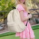 thumbnail image 3 of Mochila Unineovo School para adolescentes y niñas de pana beige, 3 of 9
