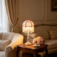 thumbnail image 5 of Velvet Tassel Lampshade,Scallop Bell Shape Victorian Style Fringe Lamp Cover Decor for Table Lamp,Floor Light & Bedside, 5 of 6