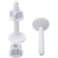 thumbnail image 1 of 1 Paire de Vis de Toilette en Plastique Raccord Kit de Remplacement Extension de Toilette Charnières à Vis Outil de Fabrication Robuste et Durable, 1 of 6