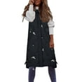 thumbnail image 2 of Vedolay Womens Trench Coat 2023 Winter Outerwear Double- Mid-Length Coat Black,XL, 2 of 3