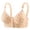 A-Beige#99, variant on Floral Print Bras for Women Plus Size Front Closure Seamless Bra Adjustable Spaghetti Strap Post Surgery Bras Comfy Wireless Bralettes Beige 38