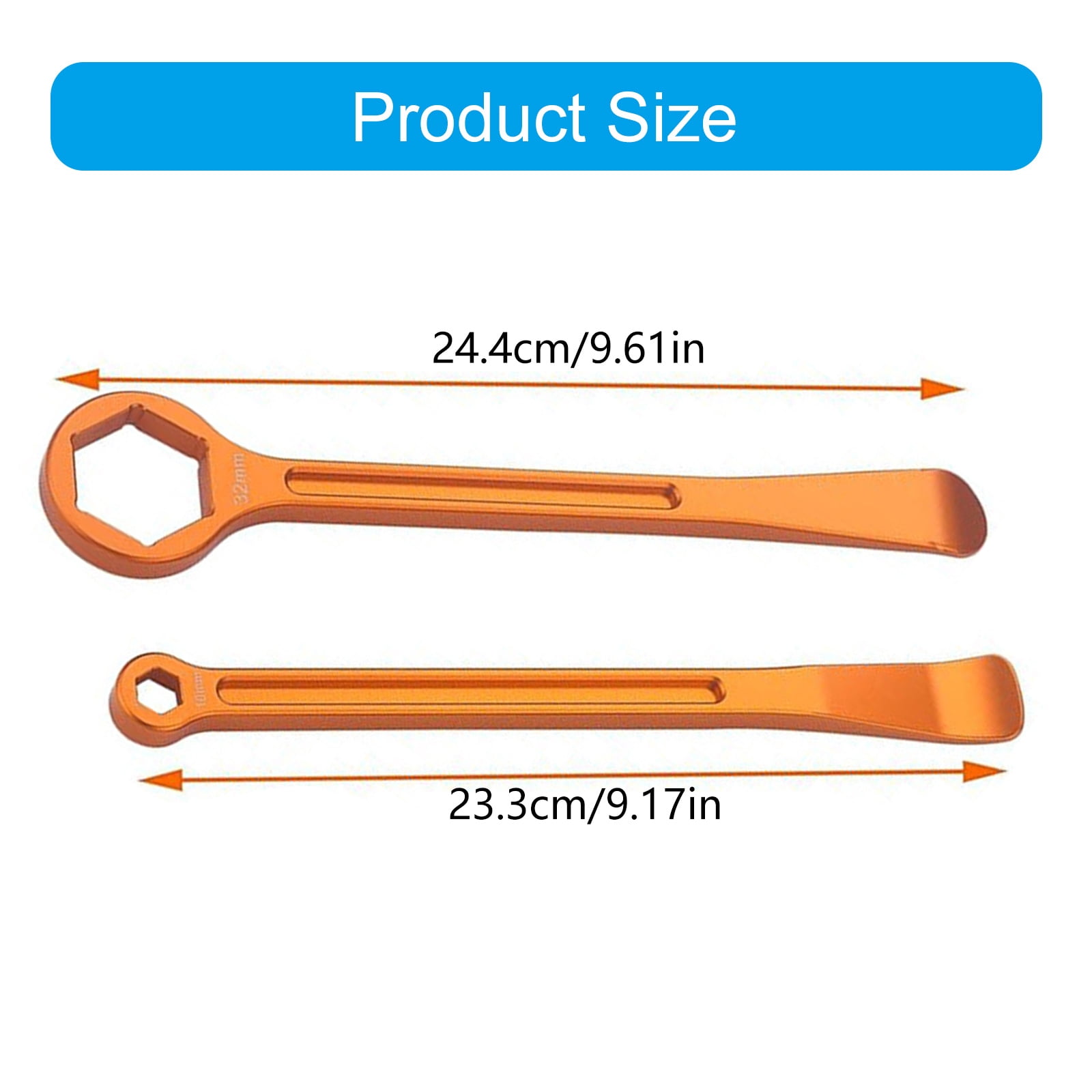 Aluminum Tire Lever Wrench Tool Set Motorcycle Tire Change Set 13/22/27/32mm Motorbike Tyre Installation Tool