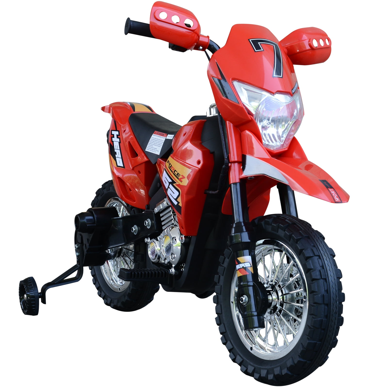 Aosom Cruising Kids Dirt Bike Electric Motorcycle with Charging 6V