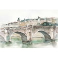 thumbnail image 2 of Harper, Ethan 24x17 Black Ornate Wood Framed with Double Matting Museum Art Print Titled - Watercolor Arch Studies VI, 2 of 4
