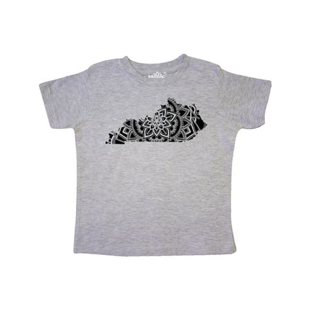 

Inktastic Kentucky Silhouette Mandala Gift Toddler Boy or Toddler Girl T-Shirt