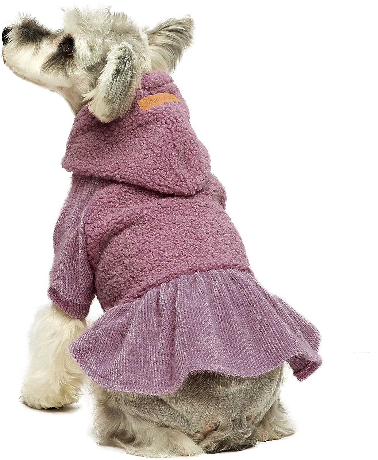 Pet Dog Cat Puppy Striped Hoodie Clothes Winter Warm Apparel T-Shirt Jacket Coat 