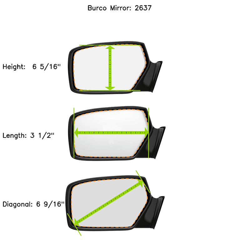 Buy Left Side Replacement Manual Mirror 92-99 93 94 95 96 97 98 Pontiac Bonneville In Ontario - Foto 5