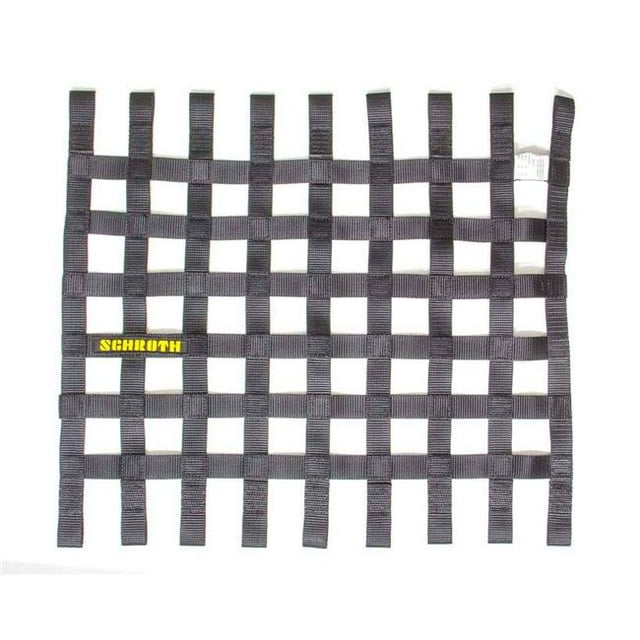 Schroth Racing SRBSR09055-0 Filet de Fenêtre 20 x 18.5 Po - Noir
