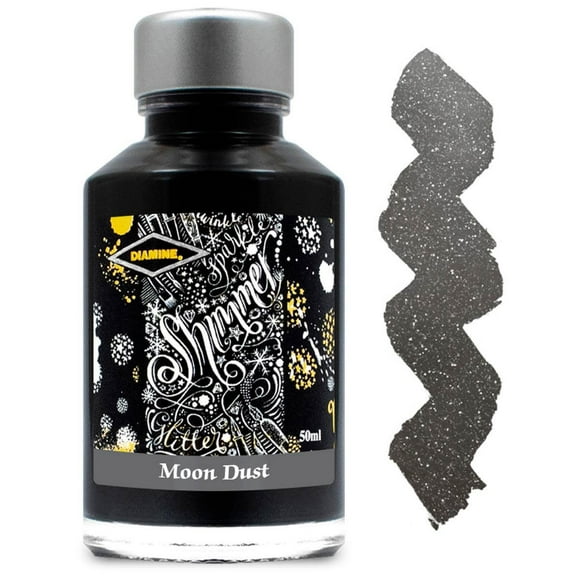 Diamine 9013 Shimmer Ink Bottle, Moon Dust, 50 ml