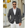 thumbnail image 2 of COOFANDY Men's Casual Blazer Jacket Slim Fit Two Button Suit Jackets Lightweight Knit Sport Coat, 2 of 6