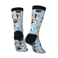 thumbnail image 3 of Goofa Kawaii Sushi Printed Men's Crew Socks, Soft Durable Breathable Moisture-Wicking with Odor Control Cotton socks, 3 of 9