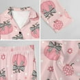 thumbnail image 6 of Top-kevin Women Long Sleeve Pajama Set Comfy Pjs Sets Penguin Winter Hats Scarves Snow 2 Piece Lounge Set, 6 of 12