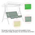 thumbnail image 3 of Garden Swing Chair Cover Replacement Canopy for Swing Chair Sunshade Waterproof Dustproof Colorful Outdoor Swing Chair Cover for Patio Courtyard Garden, 3 of 9