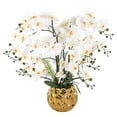 thumbnail image 2 of Vanity Art 29.13" H Artificial Orchid Floral Arrangement in Ceramics Vase, 2 of 7