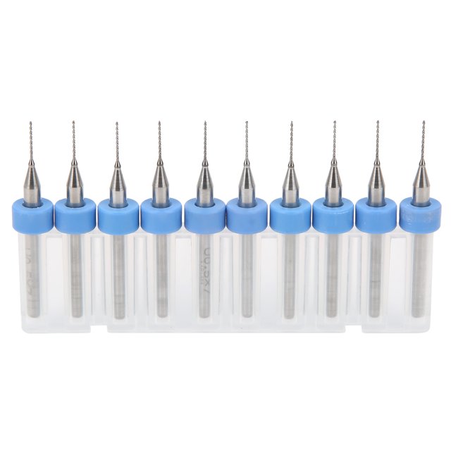 Brocas Micro de carburo de tungsteno 10 piezas Jadeshay