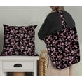 thumbnail image 5 of Soimoi Polyester Crepe Fabric Leaves & Rose Floral Print Sewing Fabric Yard 42 Inch Wide, 5 of 5