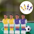 thumbnail image 2 of RomaMX 4 piezas Rod Soccer Foosball Table Football Hombre Jugador de fútbol Piezas de repuesto para fútbol de mesa 1.4M (2pcs Amarillo y 2pcs Morado), 2 of 7