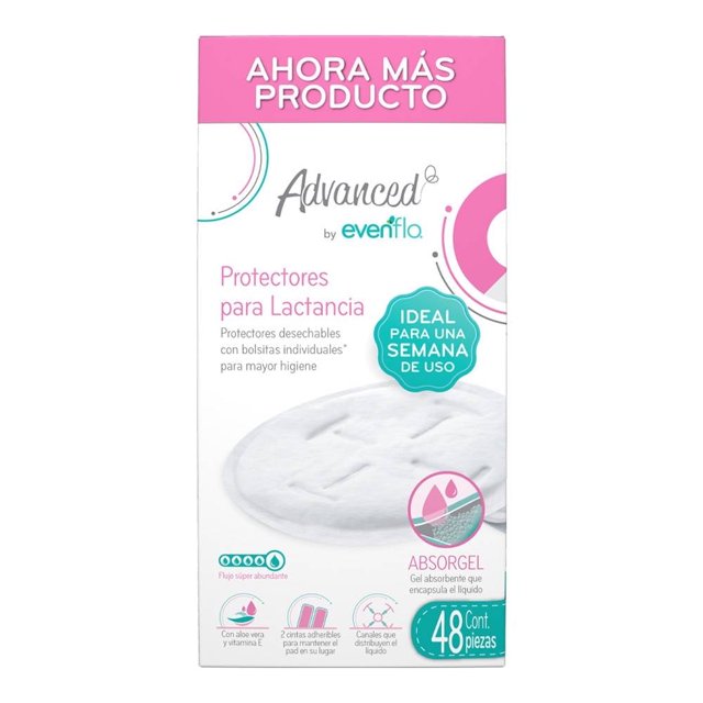Protectores para lactancia Advanced by Evenflo 48 pzas