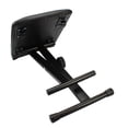 thumbnail image 3 of Adjustable Folding Piano Keyboard Bench Leather Padded Stool X Seat Chair Foldable Desk for Home Stage Blackinstrument Accessories, 3 of 10