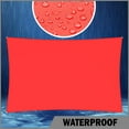 thumbnail image 2 of ShadeMart 11' x 19' Custom Size Red Rectangle Waterproof Sun Shade Sail Canopy Awning Shelter, 95% UV Blockage UV & Water Resistant, Outdoor Patio Garden Carport (We Make Custom Size), 2 of 5