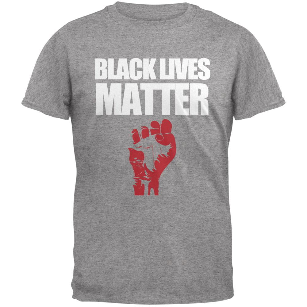 Black Lives Matter Heather Grey Adult TShirt Walmart Canada