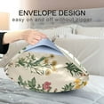 thumbnail image 4 of Yayeee Pillowcase Standard Size Set of 2 Satin Wrinkle Resistant Pillow Case, Red Floral, 4 of 8