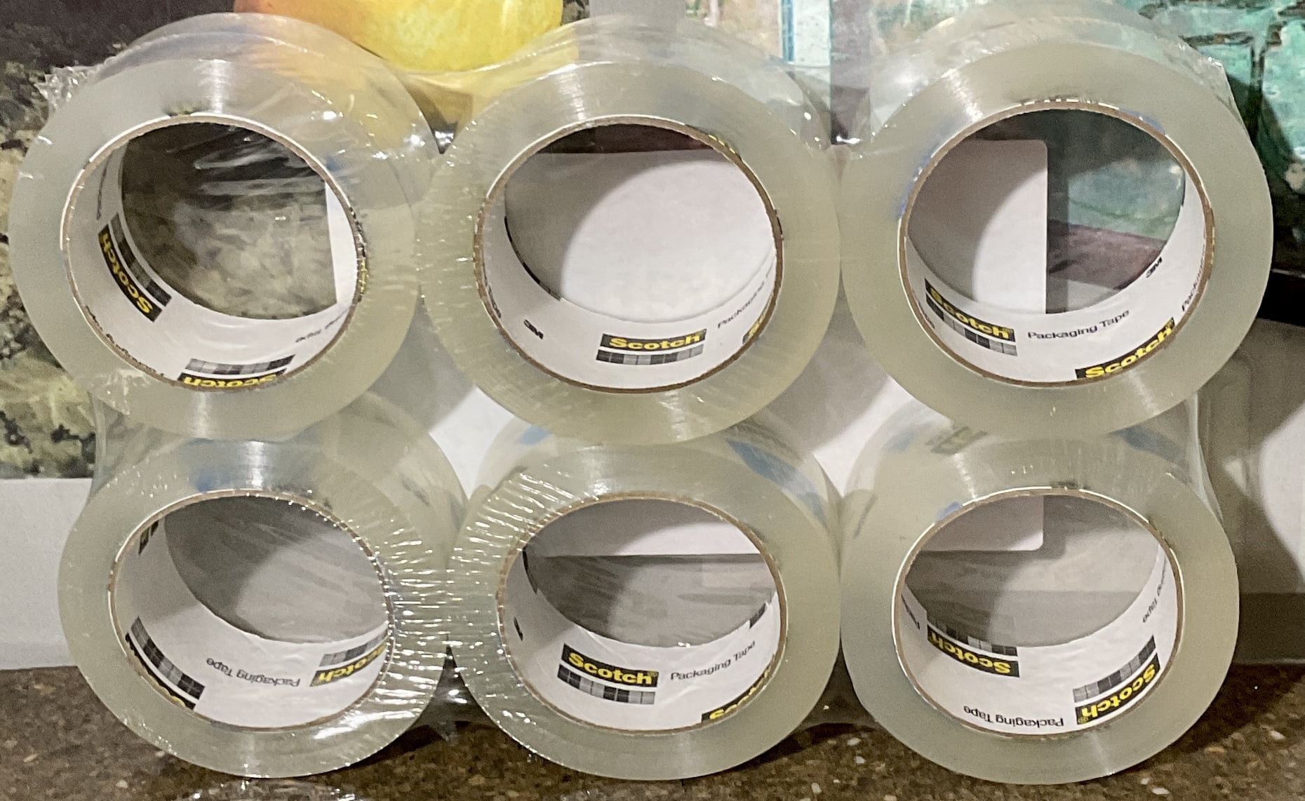 Scotch Heavy Duty Shipping Packaging Tape 1.88 in x 60.15 yd 6 Pack