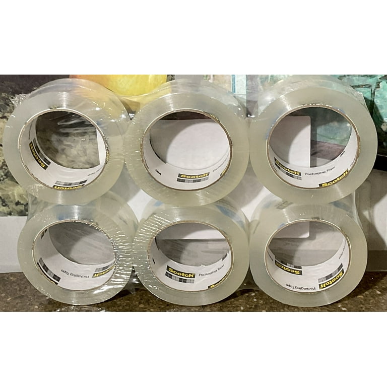 Scotch Heavy Duty Packaging Tape, 1.88 in x 60.15 yd, 6 Pack for