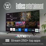 Westinghouse 43 Edgeless 4K UHD Smart TV with Xumo TV, HDR10, Voice Remote, Wifi, Dolby Sound