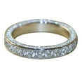 thumbnail image 2 of Xinyolin Round Shiny Non-Fading Rhinestone Ring - Symmetric Finger Circlet Bridal Jewelry, 2 of 7
