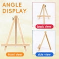 thumbnail image 2 of 6 Pack 9 Inch Wood Easels for Painting Canvases Tabletop Painting Easels Art and Crafts Display Tripod for Artists Portable Canvas Photo Picture Sign Holder for Student, 2 of 7