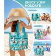 thumbnail image 2 of Large Beach Bags for Women Pool Bag with Zipper,  Sandproof Beach Tote Travel Bag with Wet Pocket | , Large capacity, Dry/wet separation, Durable fabric, Cooling function, sandproof, 2 of 6