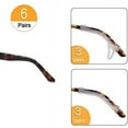 thumbnail image 2 of Glasses Ear Cushion-Anti-Slip Eyeglasses Ear Grips Sleeve-Silicone Soft Glasses Ear Hook Holder For Men Women Kids Sports Study and Work (WHITE,6pairs), 2 of 5