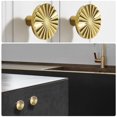thumbnail image 3 of 5pcs Cabinet Handle Drawer Knob Zinc Alloy Furniture Handle Round Single Hole Handle Gold Cabinet Pulls Furniture Hardware, 3 of 6