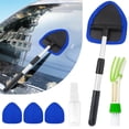 thumbnail image 3 of Visland Car Cleaning Brush with Reusable Pads Extendable Handle Sprayer Brush Windshield Cleaning Tool for Car Interior Exterior Glass Cleaning, 3 of 8