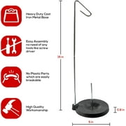 Single Cone Spool Stand Alone Cast Iron Thread Holder Fits for Sewing Embroidery Serger