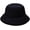 Black, variant on CoCopeaunts Bucket Hat for Women Winter Fashion Solid Color Thick Warm Basin Hat Down Wide Brim Men Fisherman Hat Windproof Warm