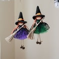 thumbnail image 5 of Hangable Witch Doll Ornament Halloween Small Witch Figurine With Skirt Hanging Decoration For Room Door Window Home Party, 5 of 6