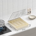 thumbnail image 2 of RONSHIN Utensil Holder For Countertop With Lid, Utensil Drawer Organizer For Kitchen Countertop With 5 Compartments, Flatware And Cutlery Covered Storage Box, 2 of 7