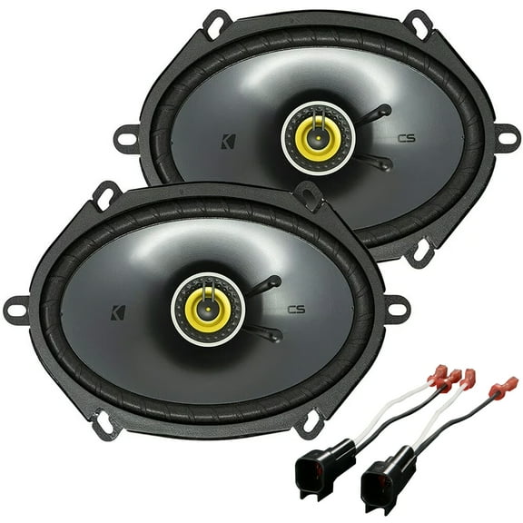 Kicker CS Series Front Door Speaker Replacement Package Fits select 1999-2014 Mazda MX-5 Miata