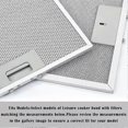 thumbnail image 4 of Kitchen Hood Filter Stainless-Steel Cooker Filter Mesh 350 X 285 X 9mm Hoods/range Hood Vents Grease Filter Replacement Parts, 4 of 5